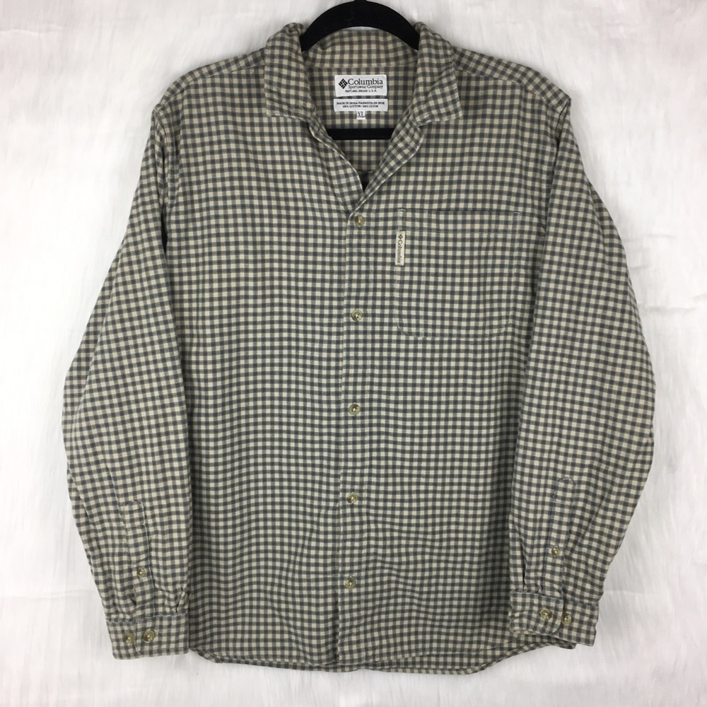 ✨Columbia Plaid Button Down Shirt
